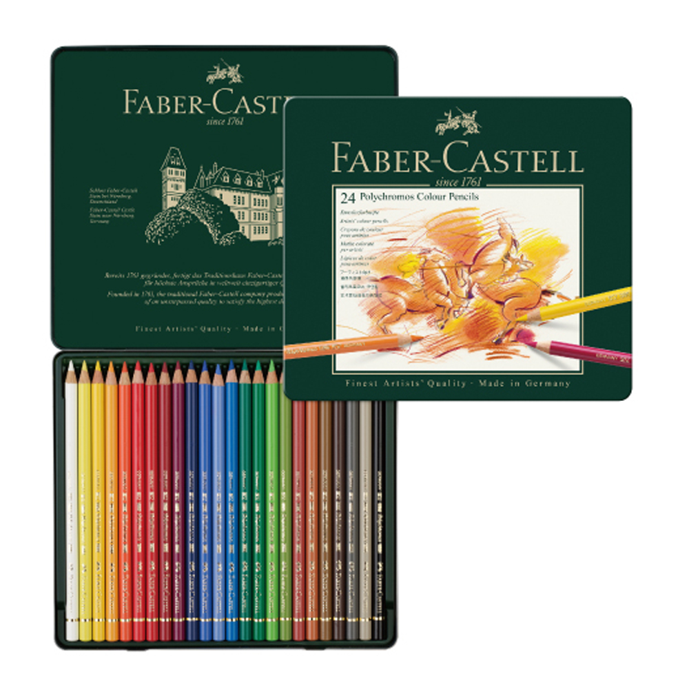 【Faber-Castell】輝柏 藝術家級油性色鉛筆24色 / 盒 110024, , large