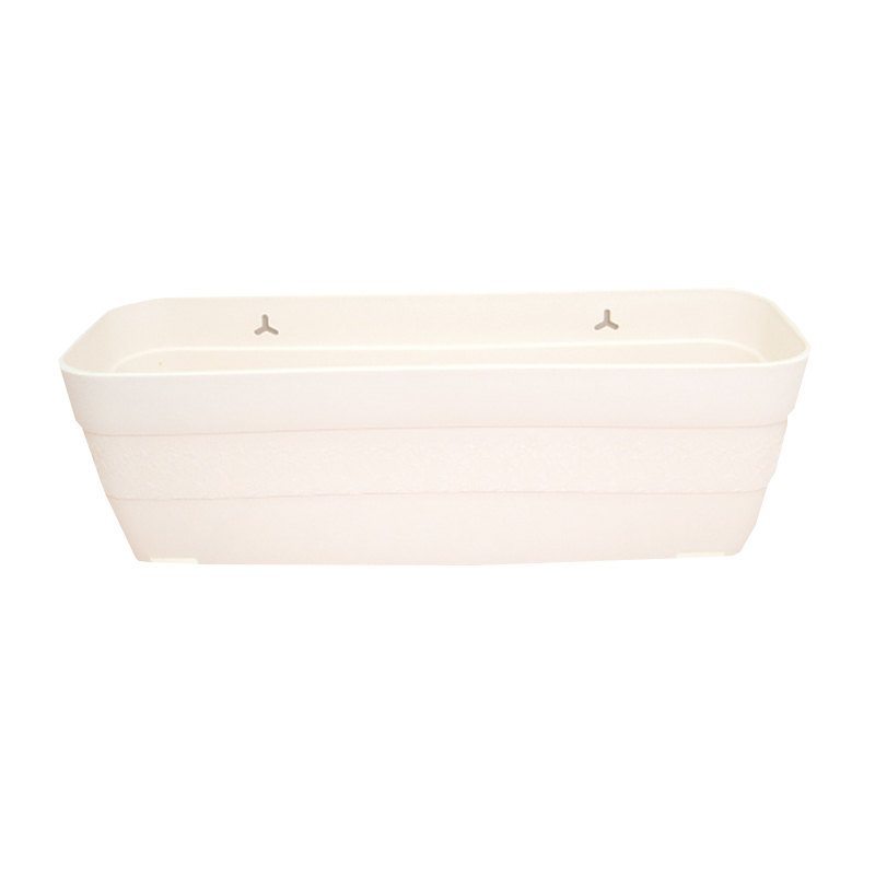 Ivery White Long Pot, , large