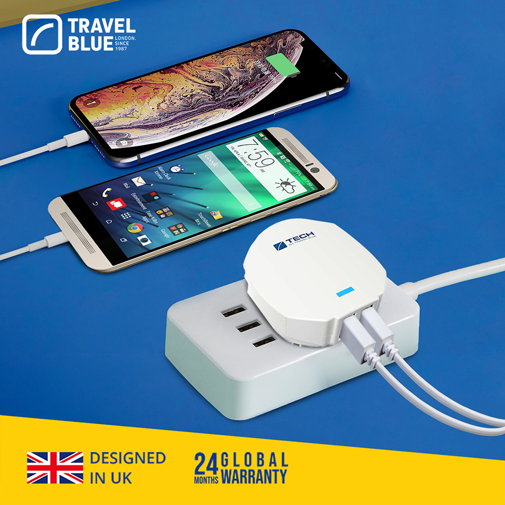 藍旅旅行歐洲USB充電器TB961, , large