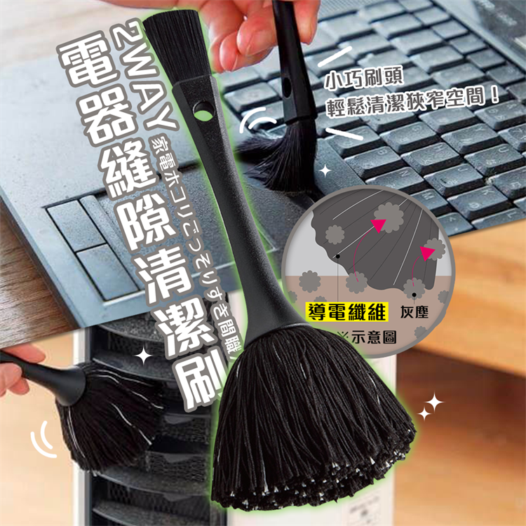 【毓秀堂】COGIT 2WAY電器縫隙清潔刷, , large