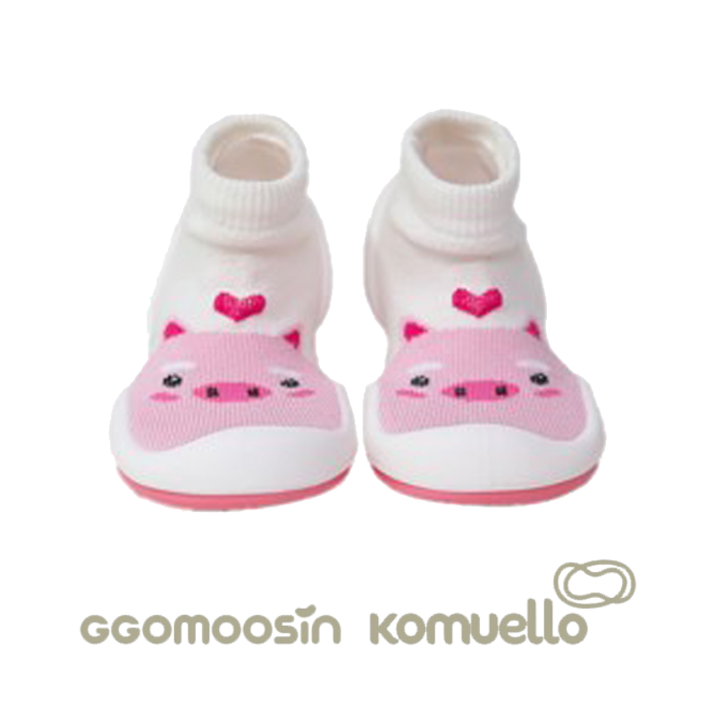 【KOMUELLO】學步鞋─愛心小豬(115mm/125mm/135mm), , large