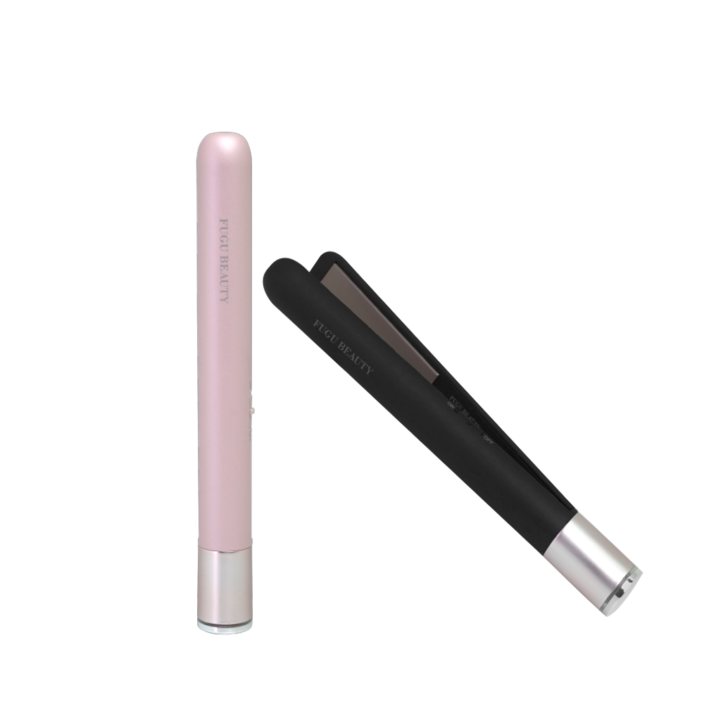 【FUGU】USB插電式直髮夾-黑色, 黑色, large