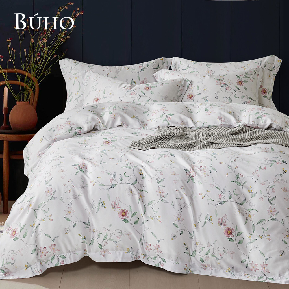 BUHO 60支100%TENCEL純天絲全鋪棉兩用被冬包組-雙人特大-(多款任選), , large