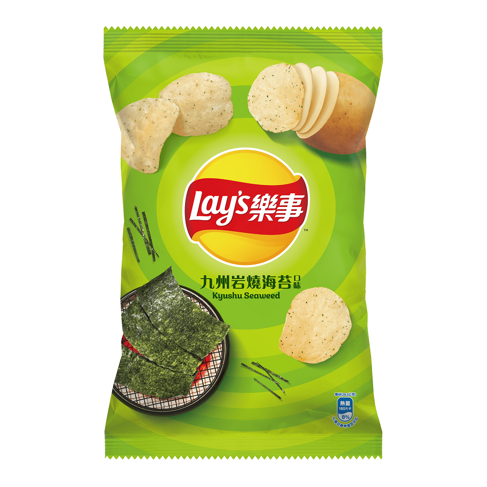 Lays Seaweed 85g, , large