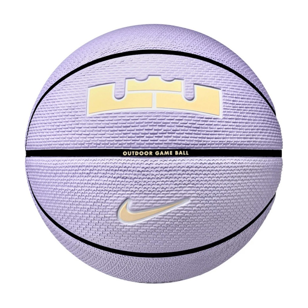 NIKE PLAYGROUND 2.0 8P L JAMES 7號球 籃球 比賽 訓練 戶外 耐磨 深溝 控球精準 紫金, , large