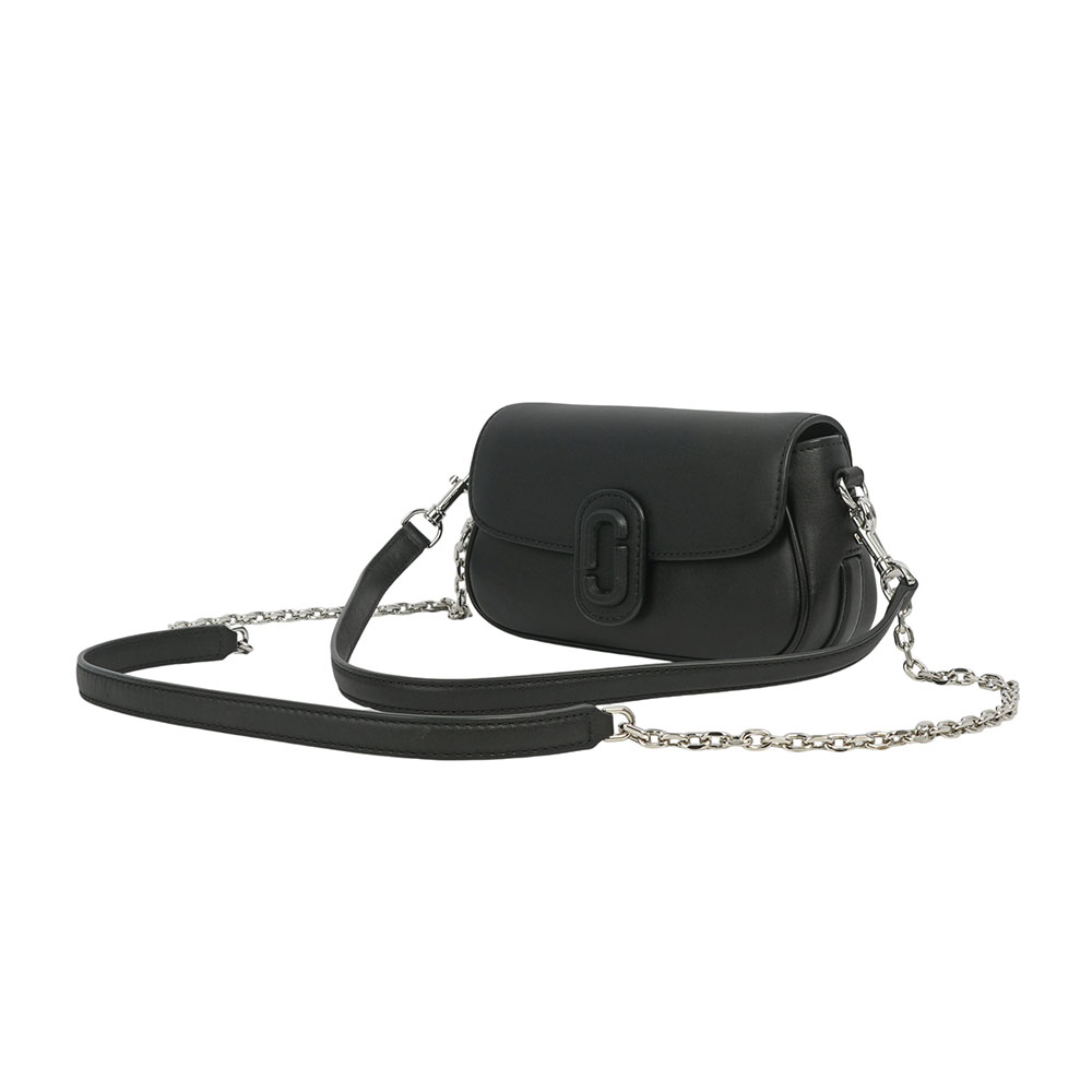 MARC JACOBS THE CLOVER 平滑皮革翻蓋二用包(/黑色, , large
