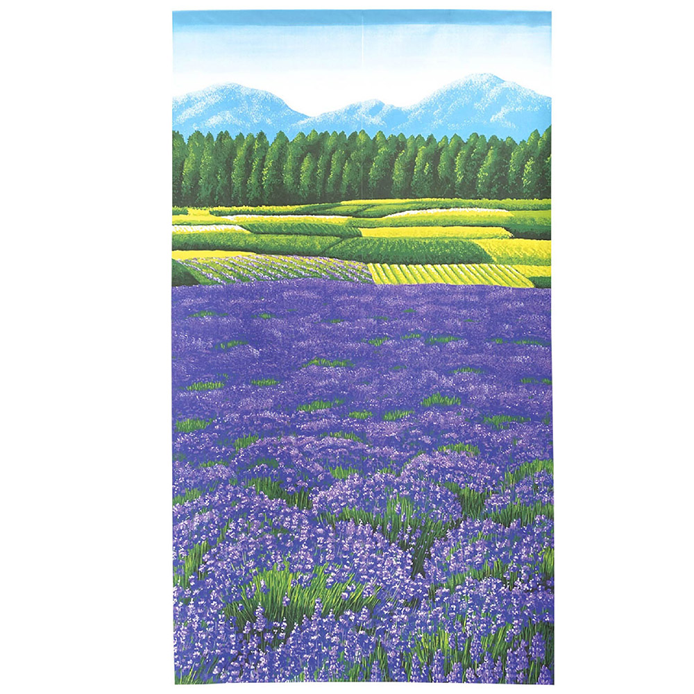 日本製【コスモ】長門簾《富良野薰衣草》, , large