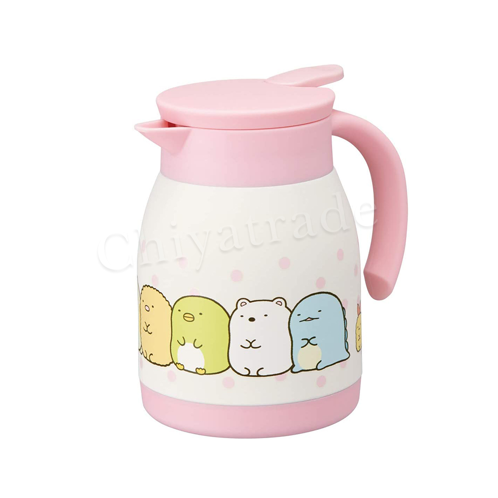 【百科良品】午後時光 真空斷熱不鏽鋼保溫壺 個人迷你壺 600ml(日本境內版)-角落生物, , large