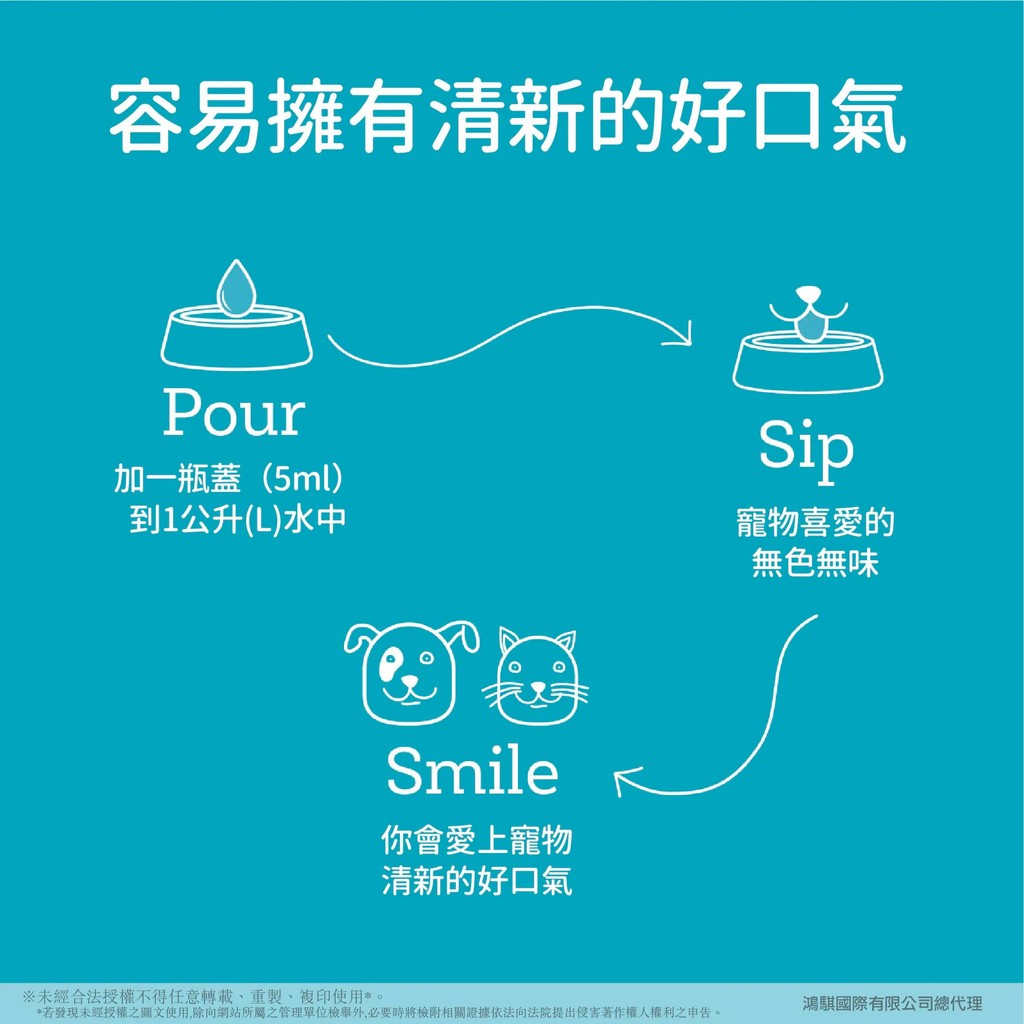【PawHomie】Oxyfresh 新鮮氧潔牙水｜犬貓口臭護理・無色無味・寵物日常潔牙水, , large