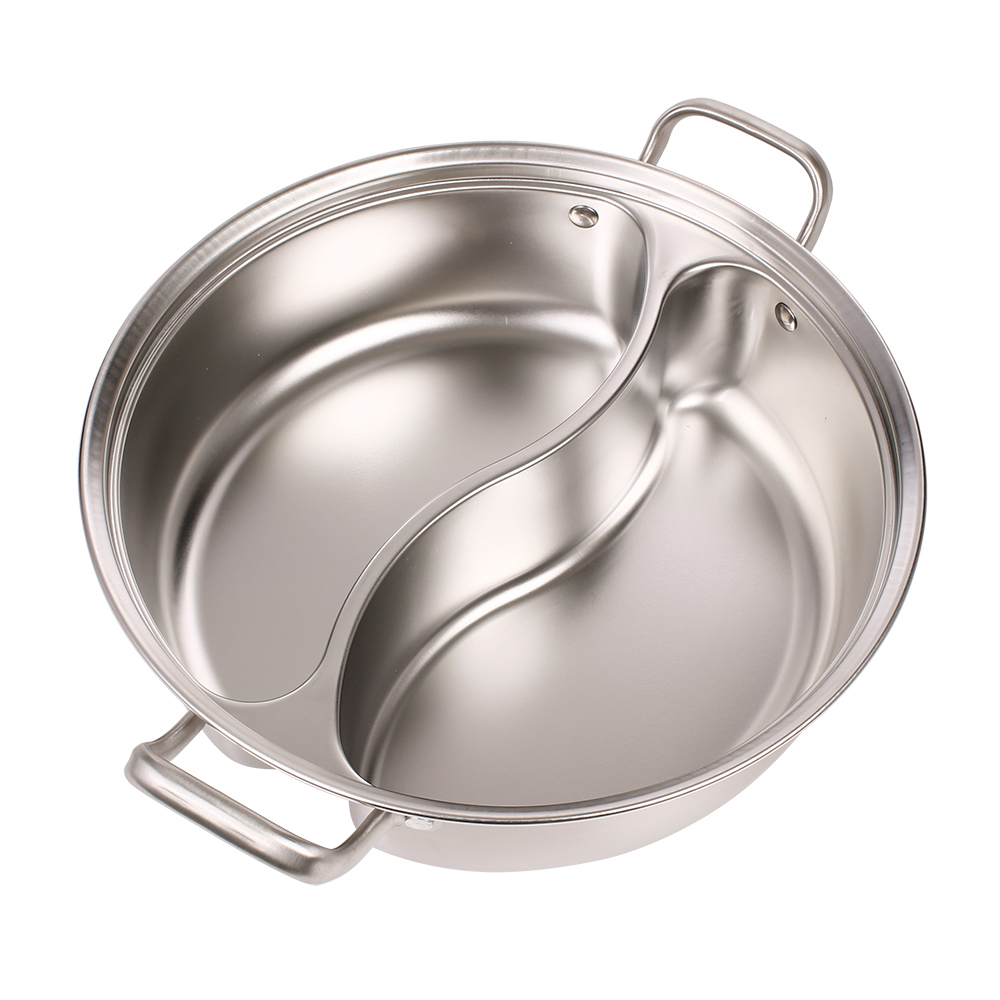 Seamless twin-side hot pot-34cm, , large