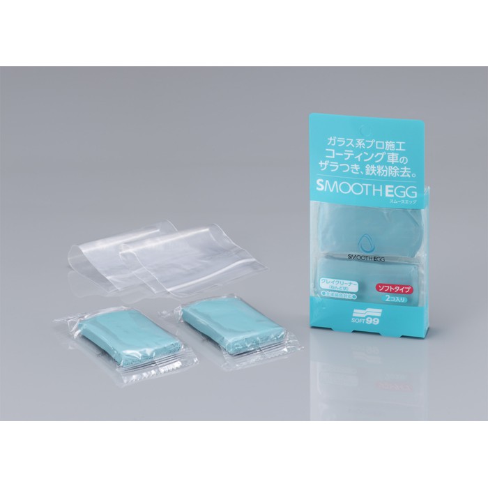 [力守貿易]日本SOFT 99 蛋形去污粘土(2入裝), , large