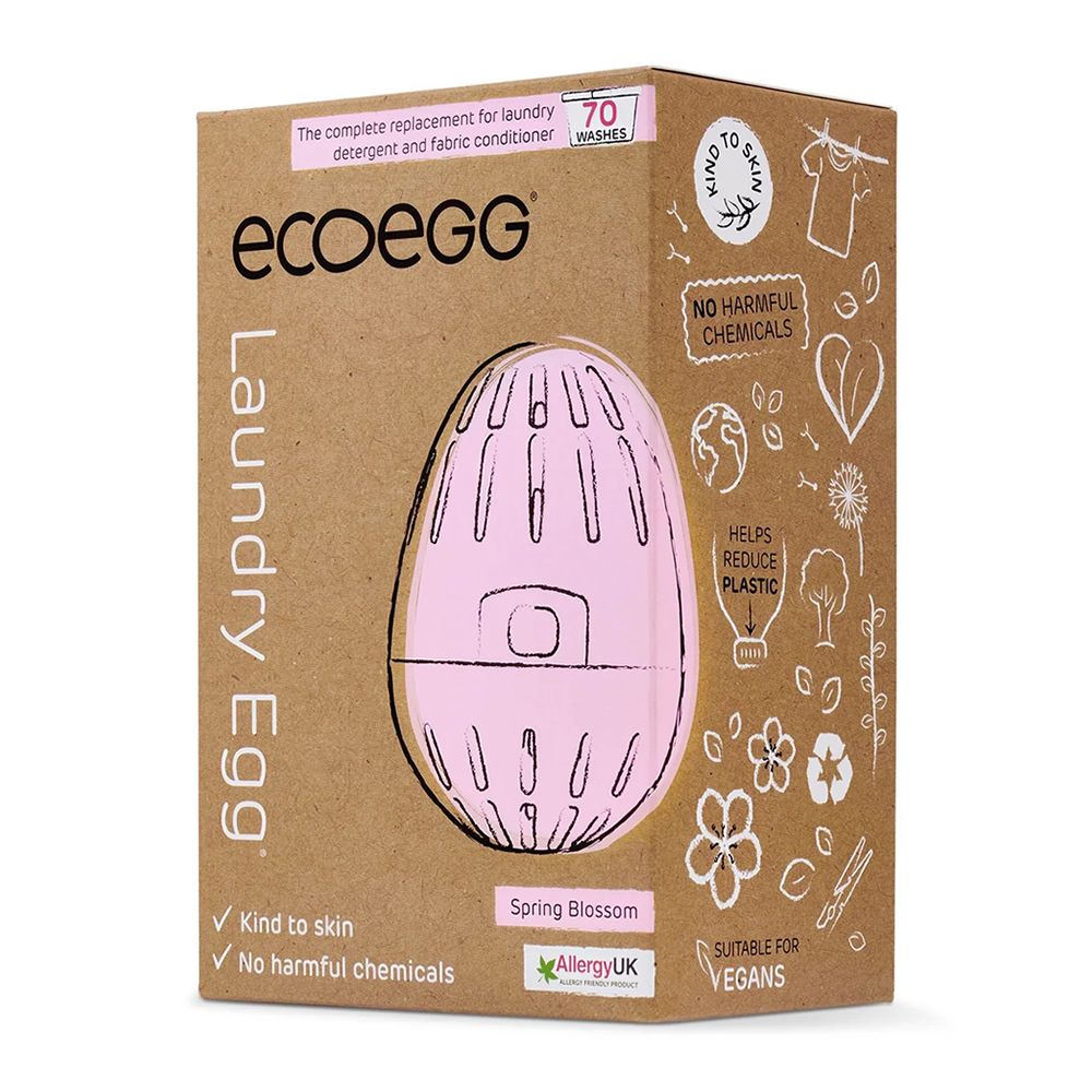 英國ECOEGG-環保低敏潔衣蛋(70次/粉紅春天花蕾), , large