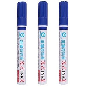 雄獅GE-200奇異筆3入, 藍色-26, large