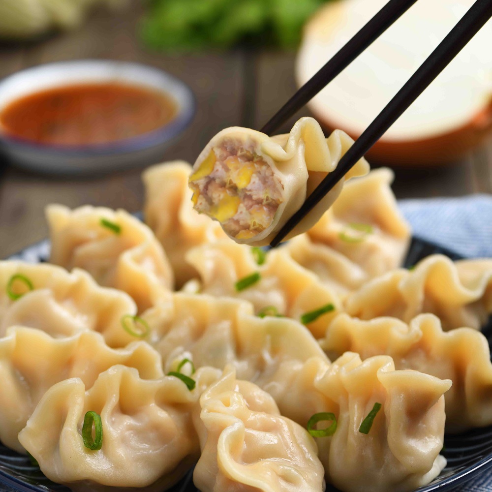 【段純貞】霸王手工水餃 玉米(30gx30粒/袋) 冷凍, , large