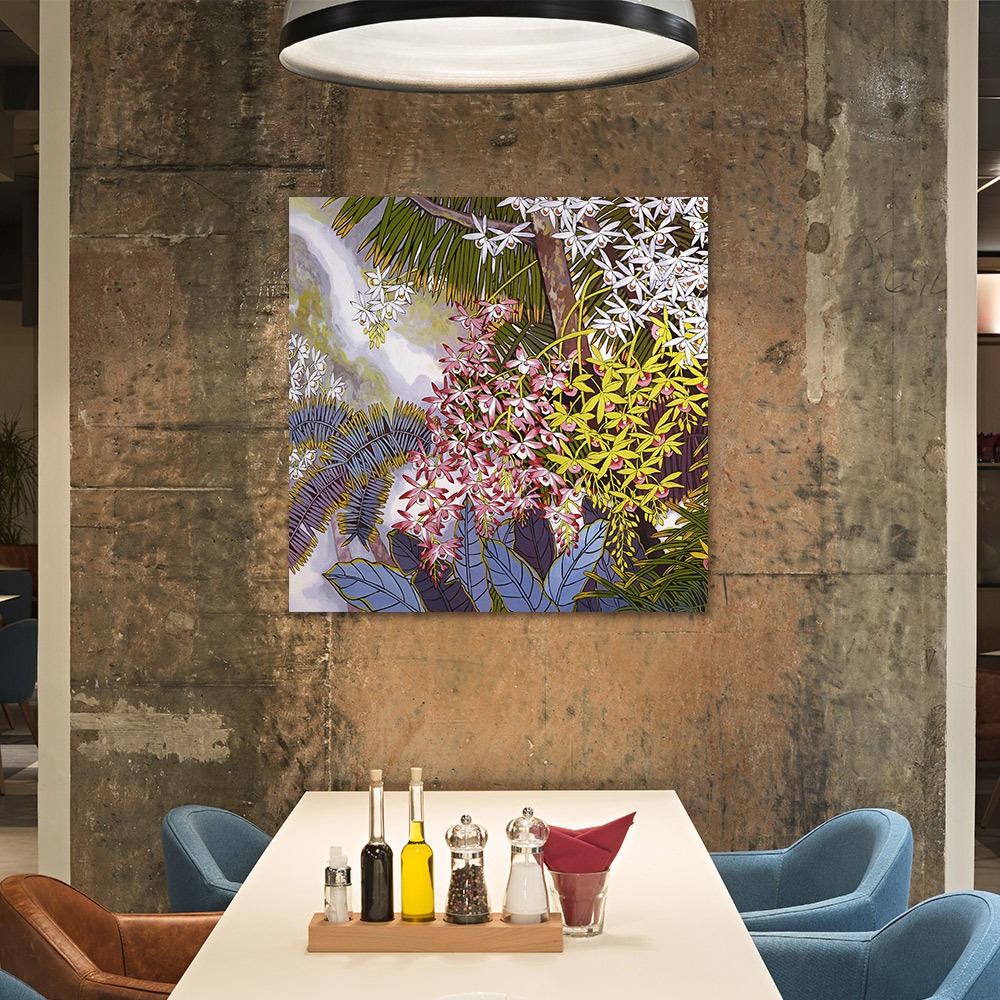 【御畫房】花語系列三 國家一級畫師手繪油畫80&times;80cm(VF-181), , large