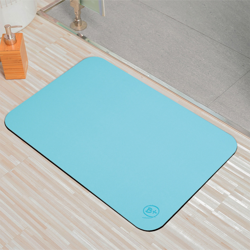 【Monster】 Soft Diatomaceous Earth Absorbent Mat (60x40cm) &ndash; Sky Blue, , large