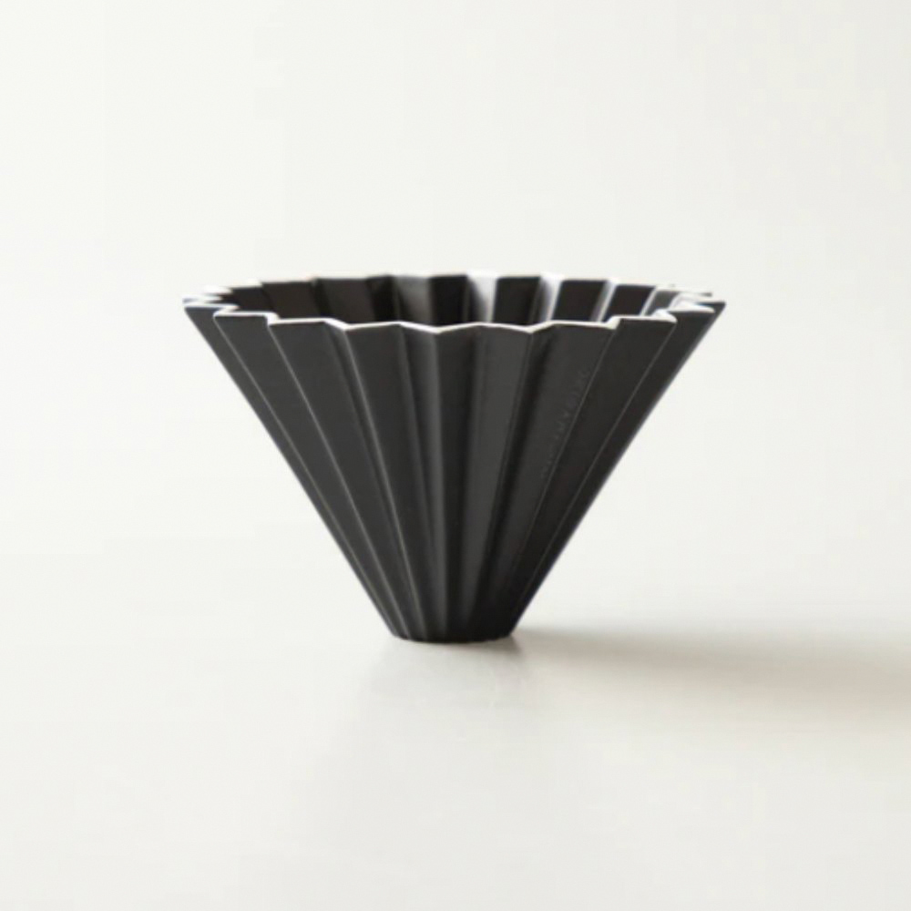 ORIGAMI 陶瓷濾杯組Ｍ(3~4人份，附樹脂杯座)/多色可選/ 日本製, , large