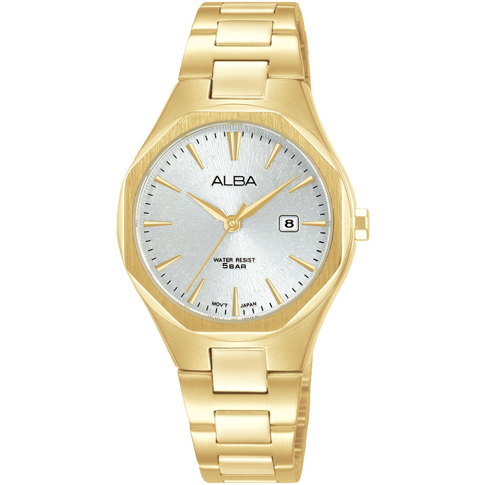 ALBA 雅柏 PRESTIGE 八角時尚女錶-30mm AH7DN2X1/VJ22-X431G, , large