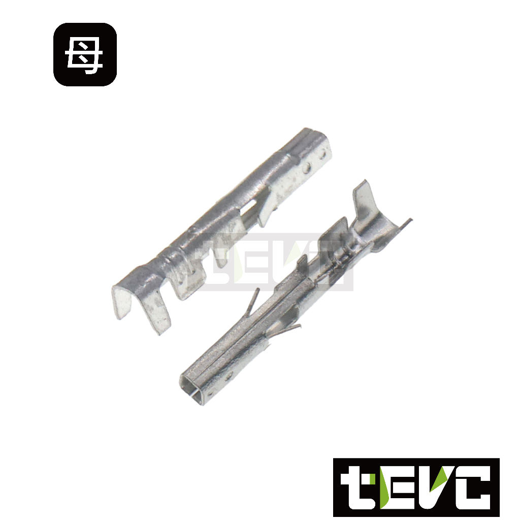 《tevc》Q55 母端子 對插端子 壓線端子 插簧 冷壓端子 接線端子 插片 連結器 接頭端子 插針 PIN, , large