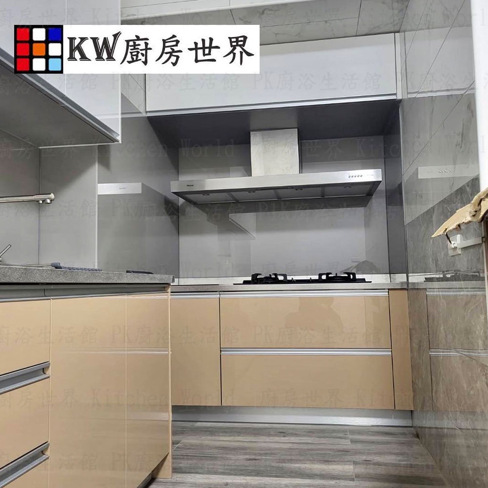 【KW廚房世界】系統廚具 廚房設計 客製化 廚櫃 流理台 工廠直營   林內牌 瓦斯爐 林內倒T排油機, , large