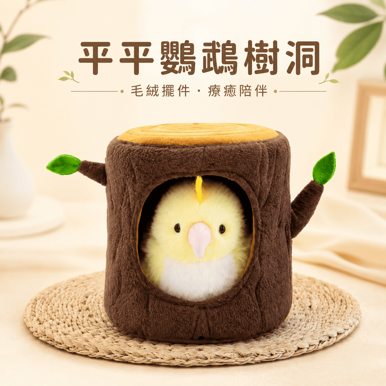 【際洋文化】象皮兔 平平鸚鵡樹洞, , large