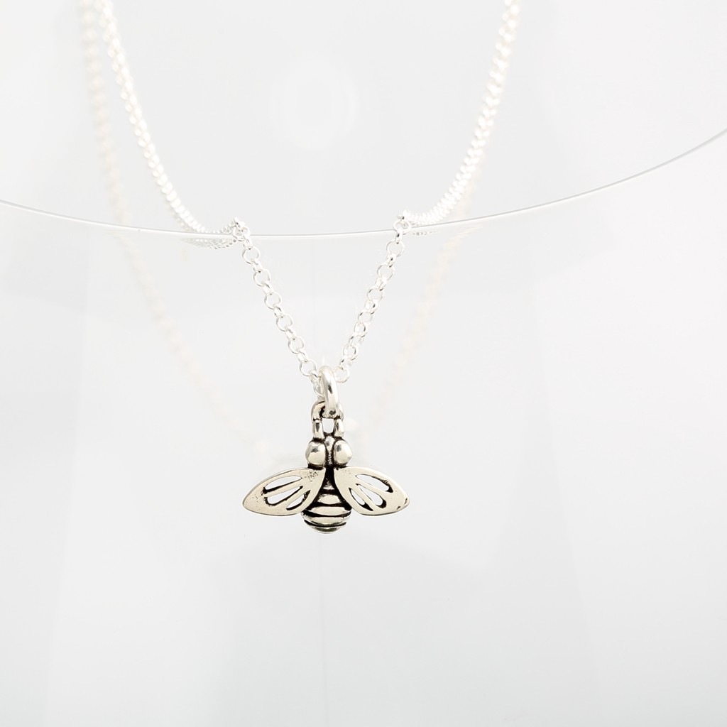 【Angel & Me】Bee Honeybee s925 sterling silver necklace Valentine Day gift, , large