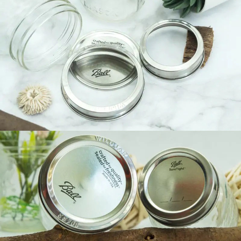 [Ball&reg;專屬配件WildJar]寬口專用梅森罐專用不鏽鋼固定環 Stainless Steel Band Mason Jar Ball 鐵環替換環, , large
