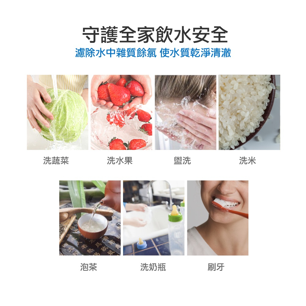 【麗水生活】UF-2801 七重過濾龍頭式淨水器 兩組(優惠) 食品級材質 陶瓷矽藻濾芯 廚房 衛浴 龍頭淨水, , large