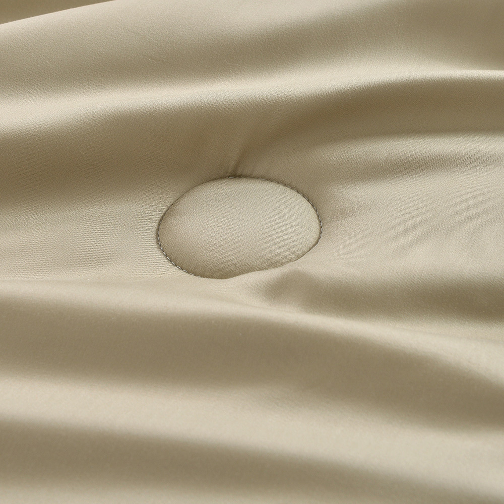 【Betrise貝翠絲】奶茶咖-雙人 | 頂級300織紗萊賽爾纖維石墨烯科技抗菌羽絲絨暖冬被(6x7尺), , large