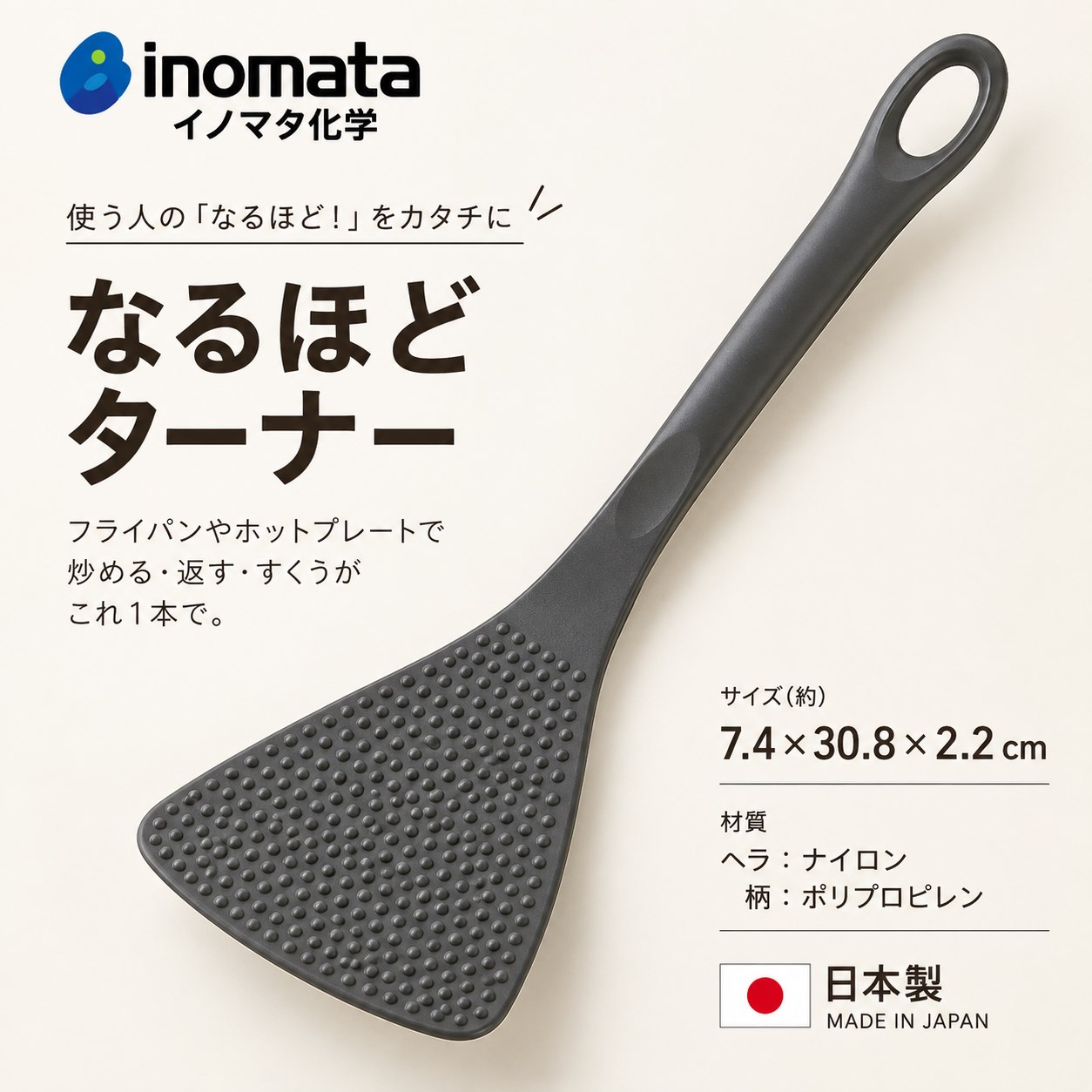 【HIYASU日安工坊】日式不沾煎匙, , large