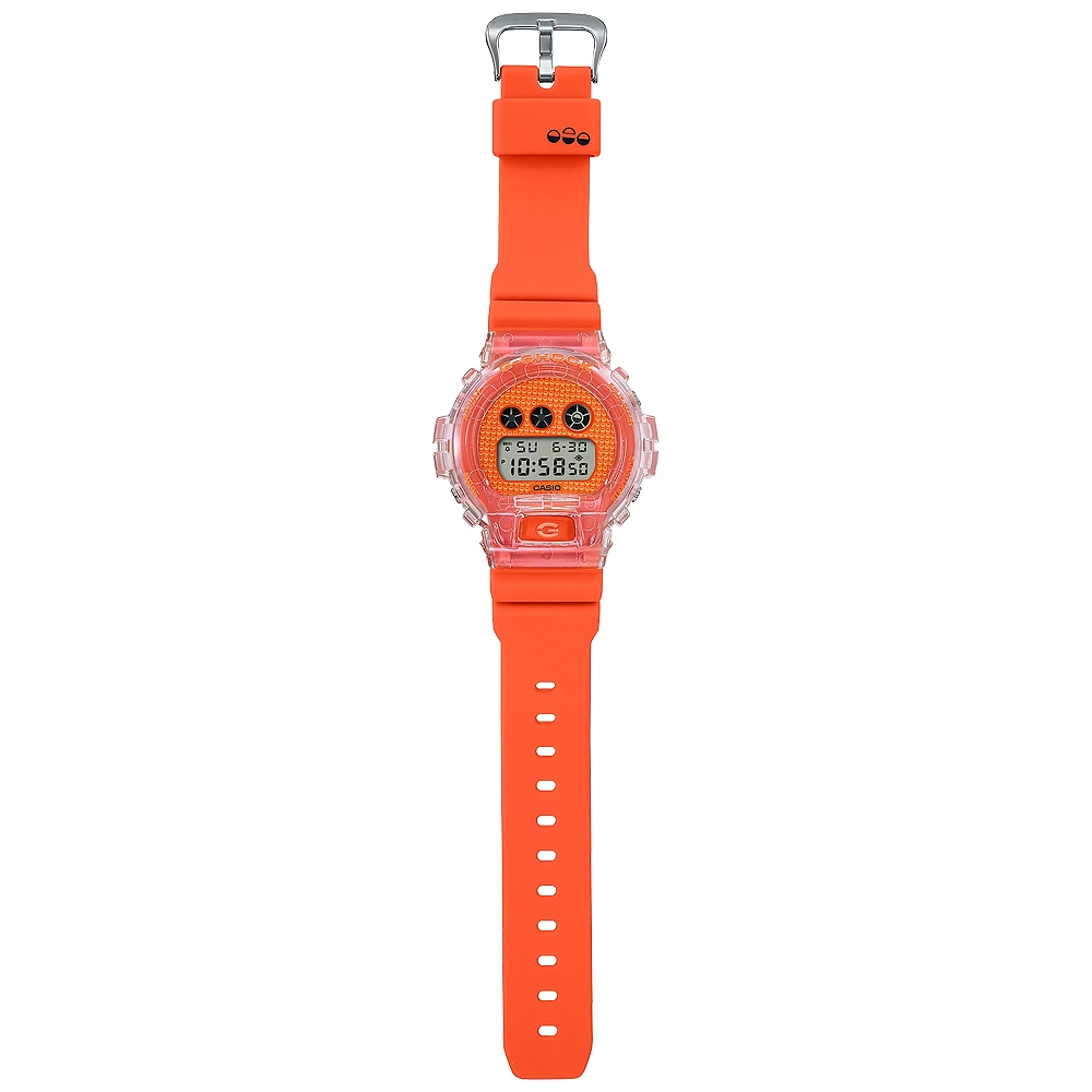CASIO 卡西歐 G-SHOCK 扭蛋系列 彩色運動電子錶 DW-6900GL-4, , large