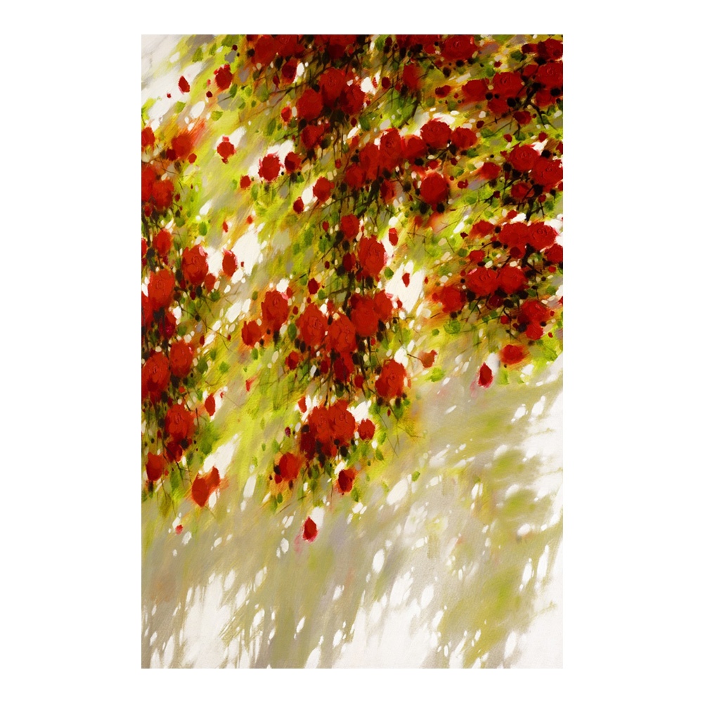 【御畫房】玫瑰花 國家一級畫師手繪油畫60&times;90cm(VF-190), , large