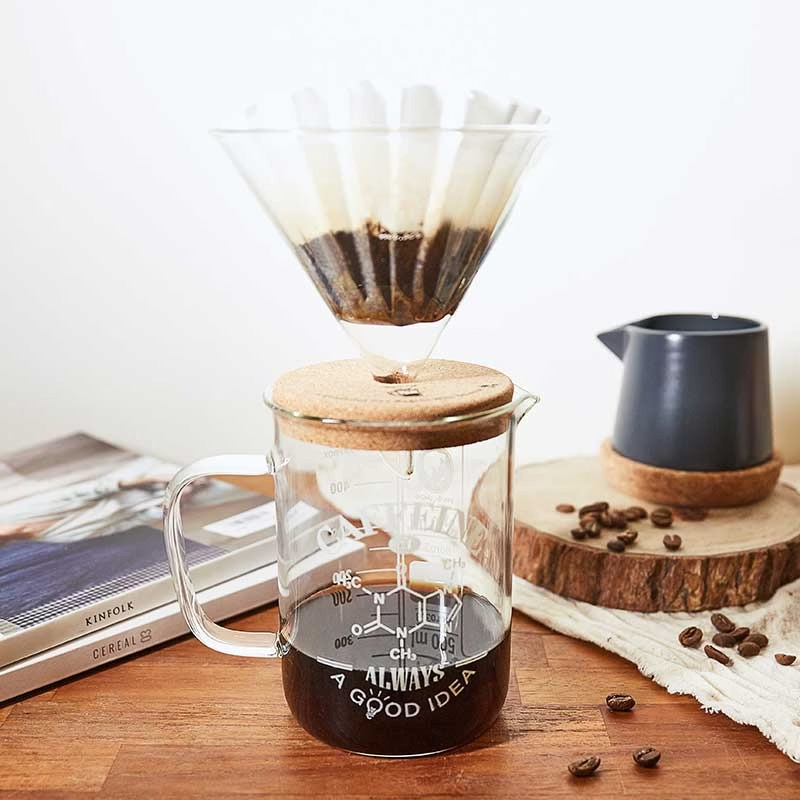 Laboratory Beaker Mug Pour-Over Coffee Set (Beaker + Dripper), , large