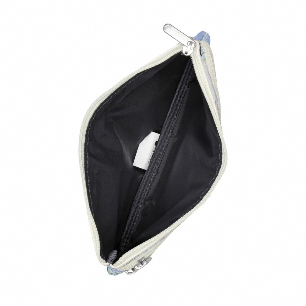 Lesportsac 3-Zip Cosmetic 三層拉鍊化妝包 收納包 盥洗包 女包 男包(茉莉花條紋), , large