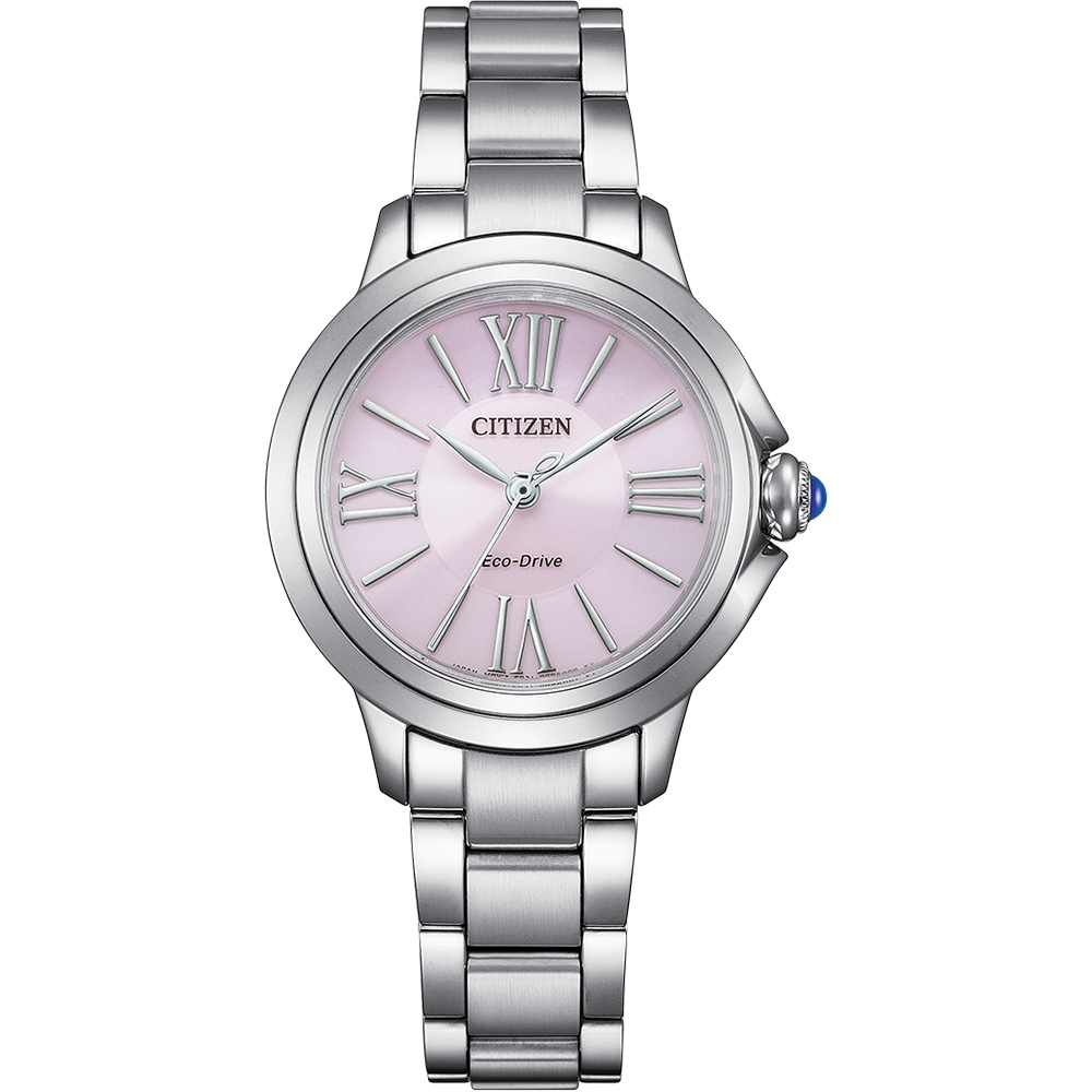 CITIZEN 星辰 L系列 光動能大三針女錶 送禮推薦 EM1160-58X, , large