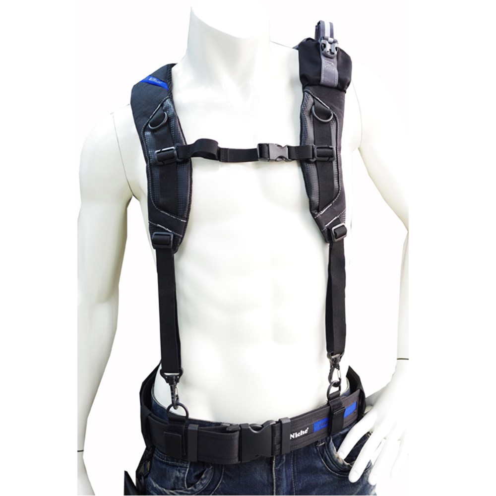 【Niche 樂奇】 工具肩背帶 雙肩背帶 工具腰帶吊帶可調式舒適加厚工作吊帶 TL-6203 適用於木工電工, , large