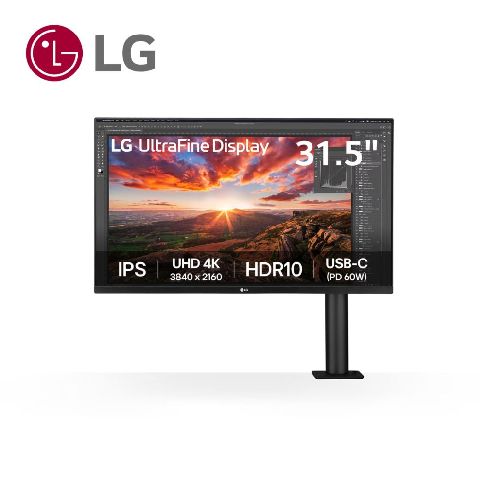 LG 樂金 32UN880K-B 高畫質編輯螢幕 (32吋/4K UHD/IPS/60Hz/5ms//HDMI/DP/Type-C), , large