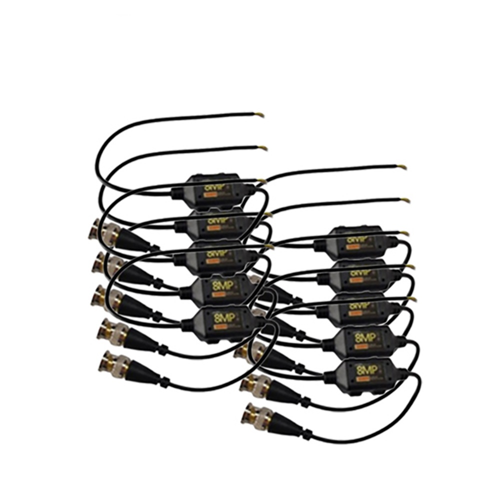 昌運監視器 SAMPO聲寶 VK-UTP800-4K(B) 8MP BNC 鍍金絞線傳輸器 BNC絞線器 10入, , large