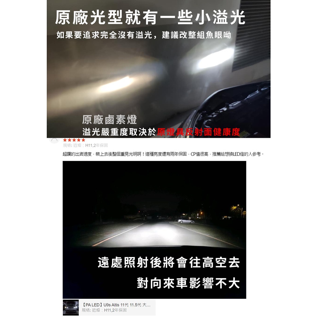 【PA LED】Toyota Altis 11代 11.5代 LED 套餐 大燈 方向燈 小燈 室內燈 牌照燈 倒車燈, , large