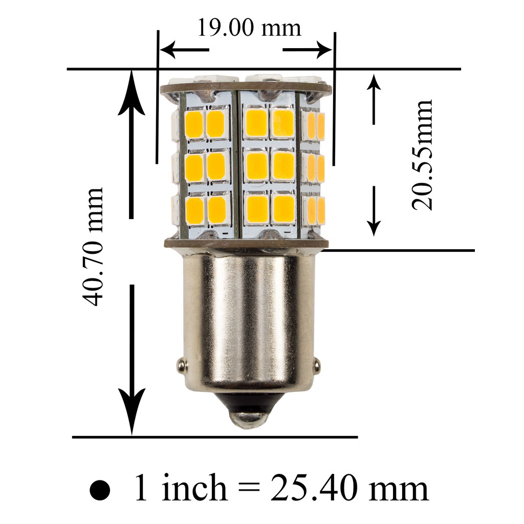 【PA LED】1156 平角 斜角 49晶 5630 2835 SMD LED 橘光 黃光 方向燈 角燈 小燈, , large