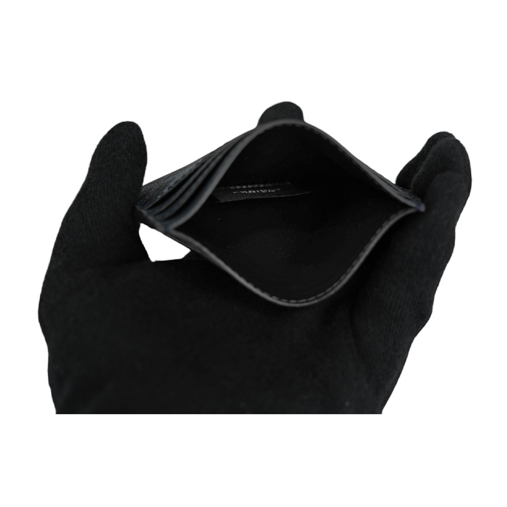 FENDI Diagonal FF Logo 帆布及皮革6卡卡片夾/名片夾/牛仔藍, , large