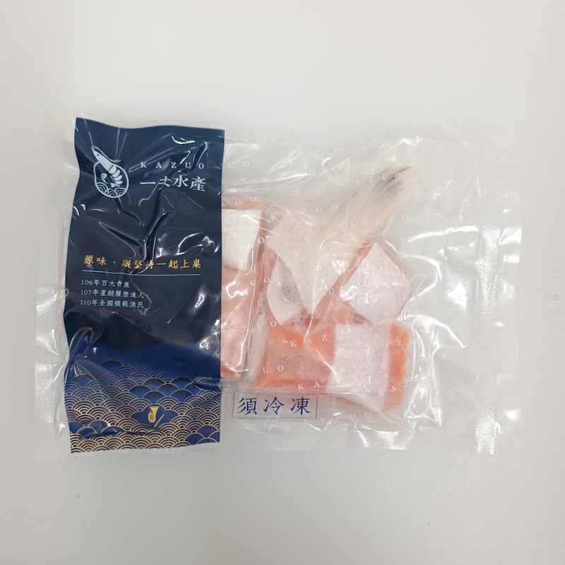 【一夫水產】挪威－鮭魚帶皮腹肉塊, , large