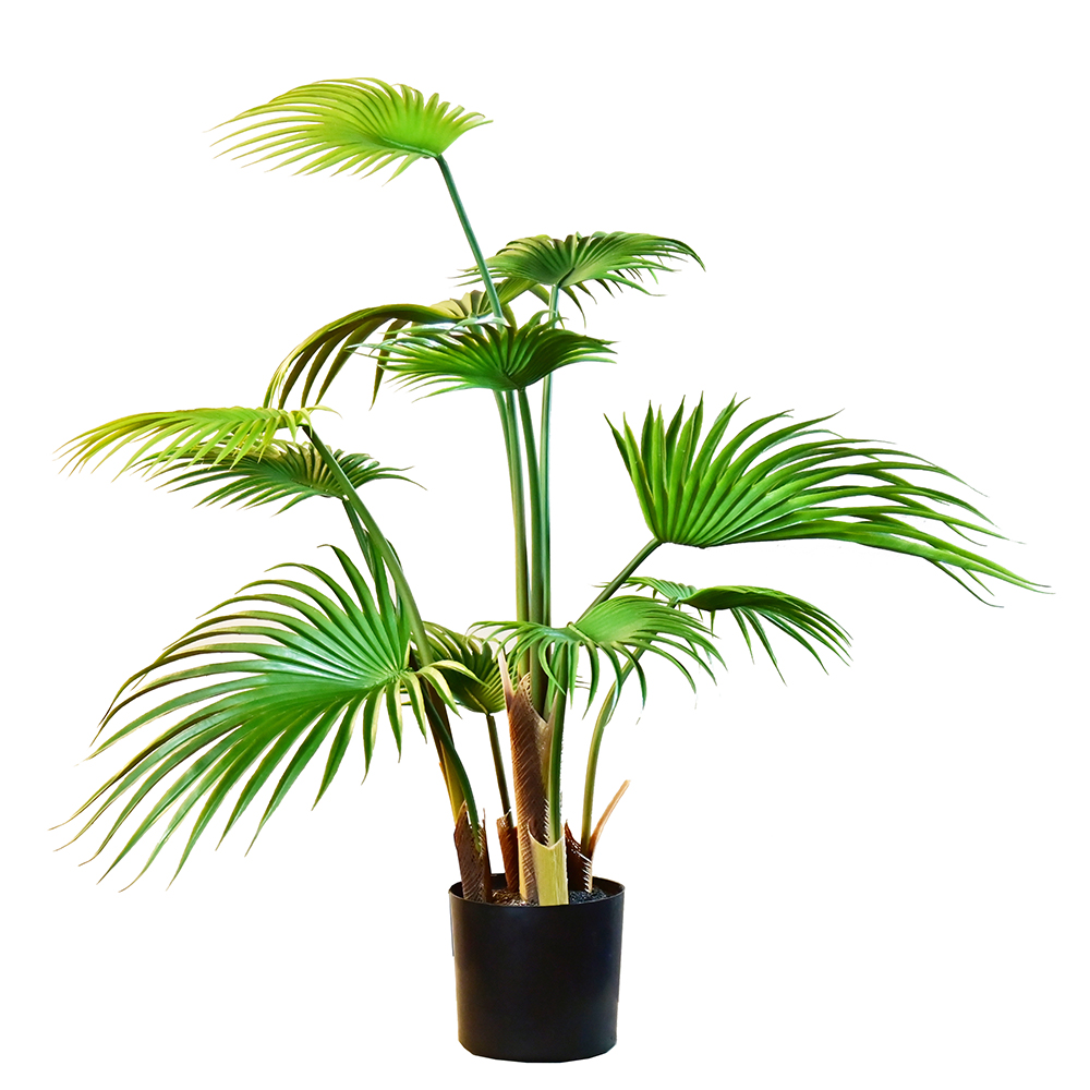ARTIFICIAL POTTED PALM TREE-79CM, , large