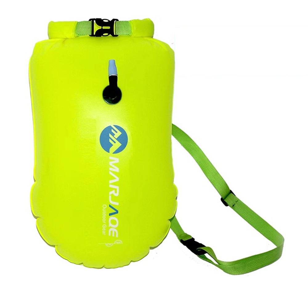 20L Inflatable Swimming Buoy - Storage & Buoyancy Dual Function, Anti-Drowning & Anti-Cramping, Safety Waistband, Single Airbag, Water Sports Buoy, , large