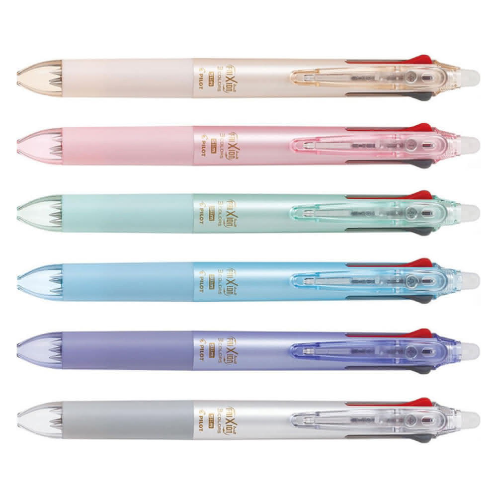 【PILOT 百樂】三色按鍵魔擦筆Slim 0.38mm / 支 LKFBS-60UF - 多款可選, , large