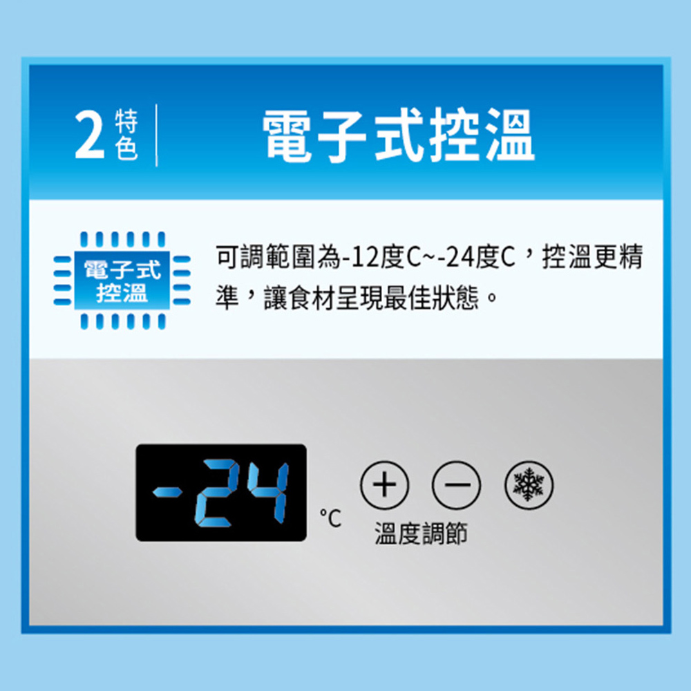 SANLUX 台灣三洋 236L 變頻風冷無霜臥式冷凍櫃 SCF-V236GF, , large