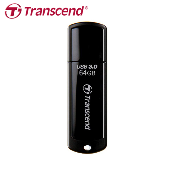 【Transcend】創見 JetFlash 700 USB3.1 64GB 黑色 高速隨身碟 保固公司貨, , large