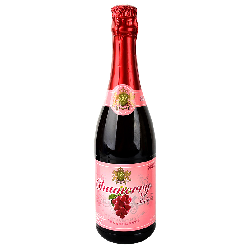 Red Grape Champagne Soda 750ml, , large