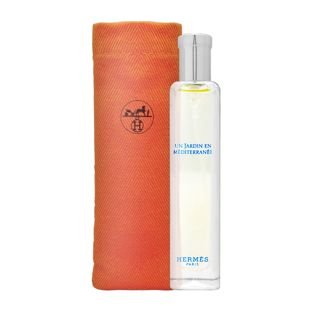 【Hermes愛馬仕】Un Jardin en Mediterranee 地中海花園淡香水 15ml #布袋裝 (效期至27/04), , large