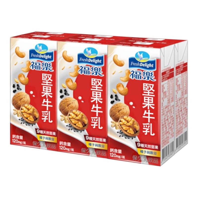 福樂堅果牛乳200ML, , large